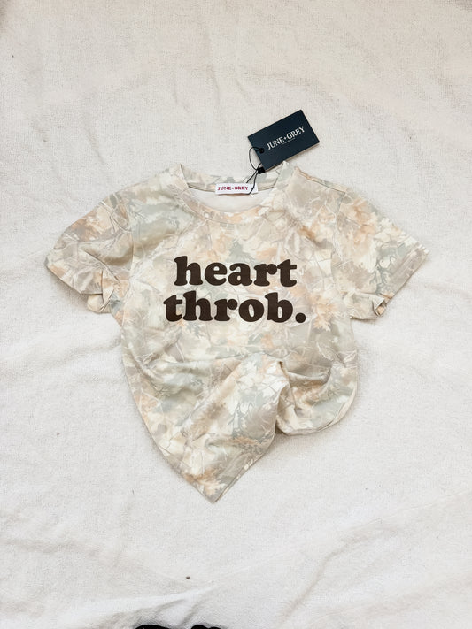 heart throb camo tee
