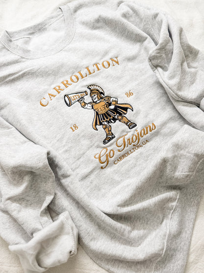 TROJAN EMBROIDERED SWEATSHIRT