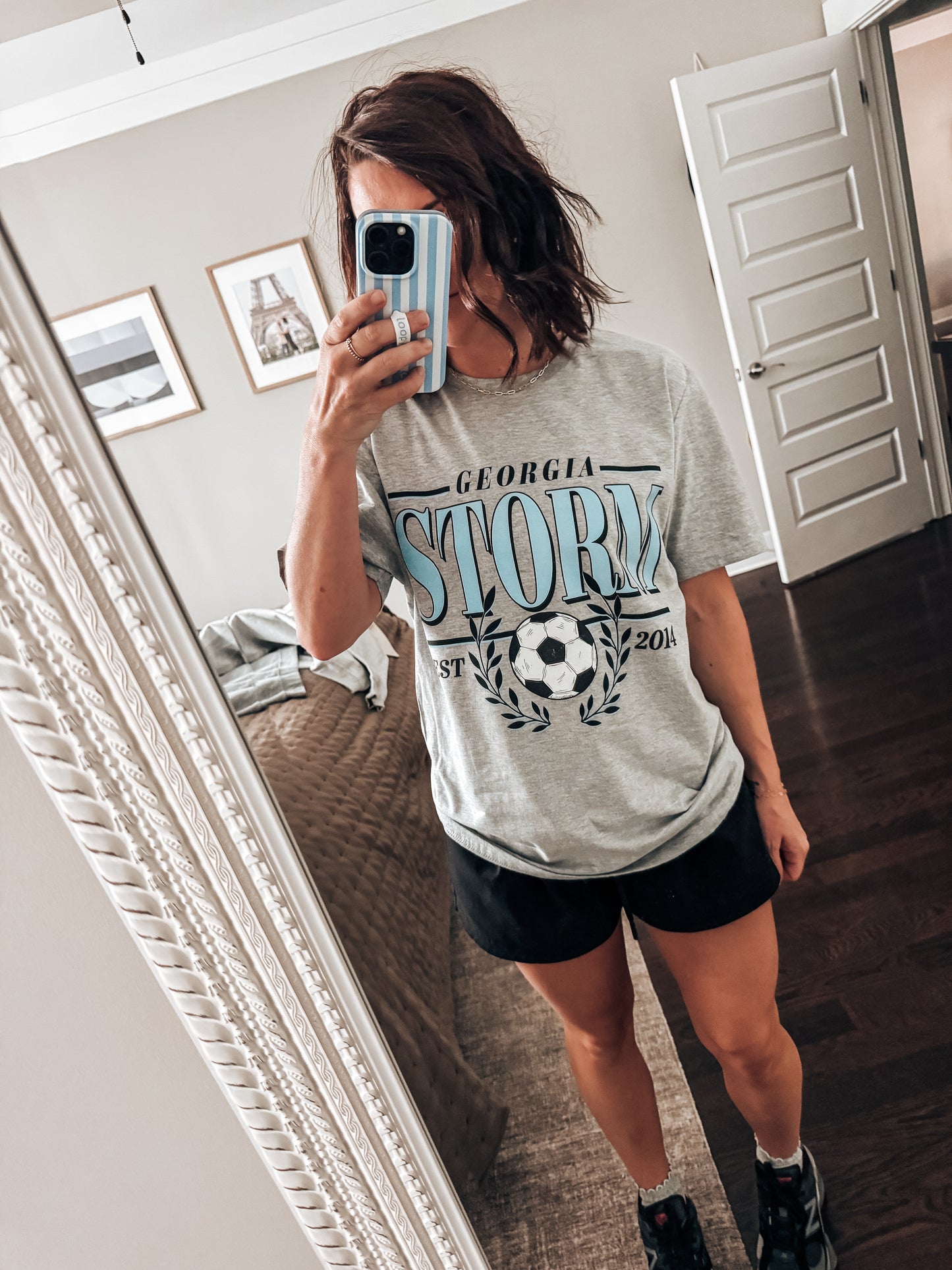 STORM gray tee