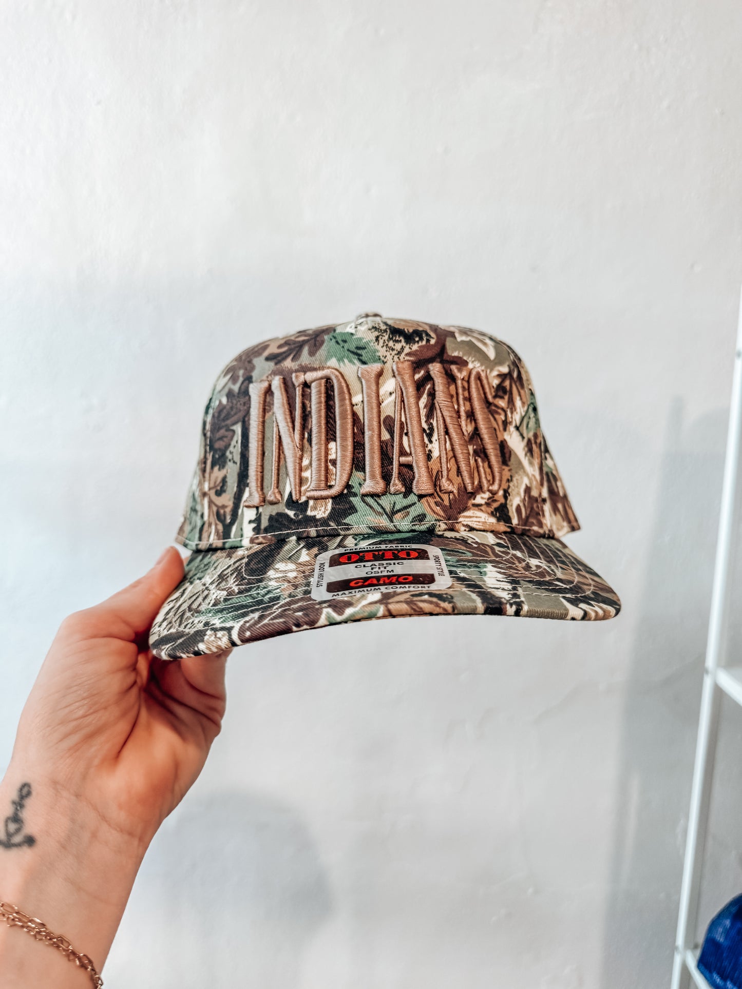 Indians Camo Hat