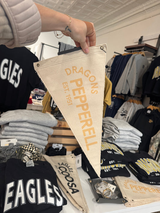 PEPPERELL DRAGONS PENNANT