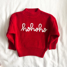 Load image into Gallery viewer, HOHOHO hand embroidered sweater