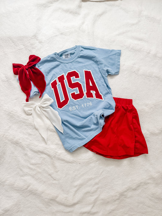 USA 1776 blue tee