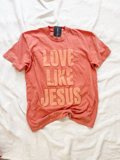 Love Like Jesus Orange Tee