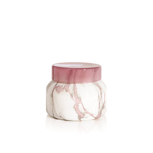 ALOHA ORCHID MODERN MARBLE PETITE JARS, 8 OZ