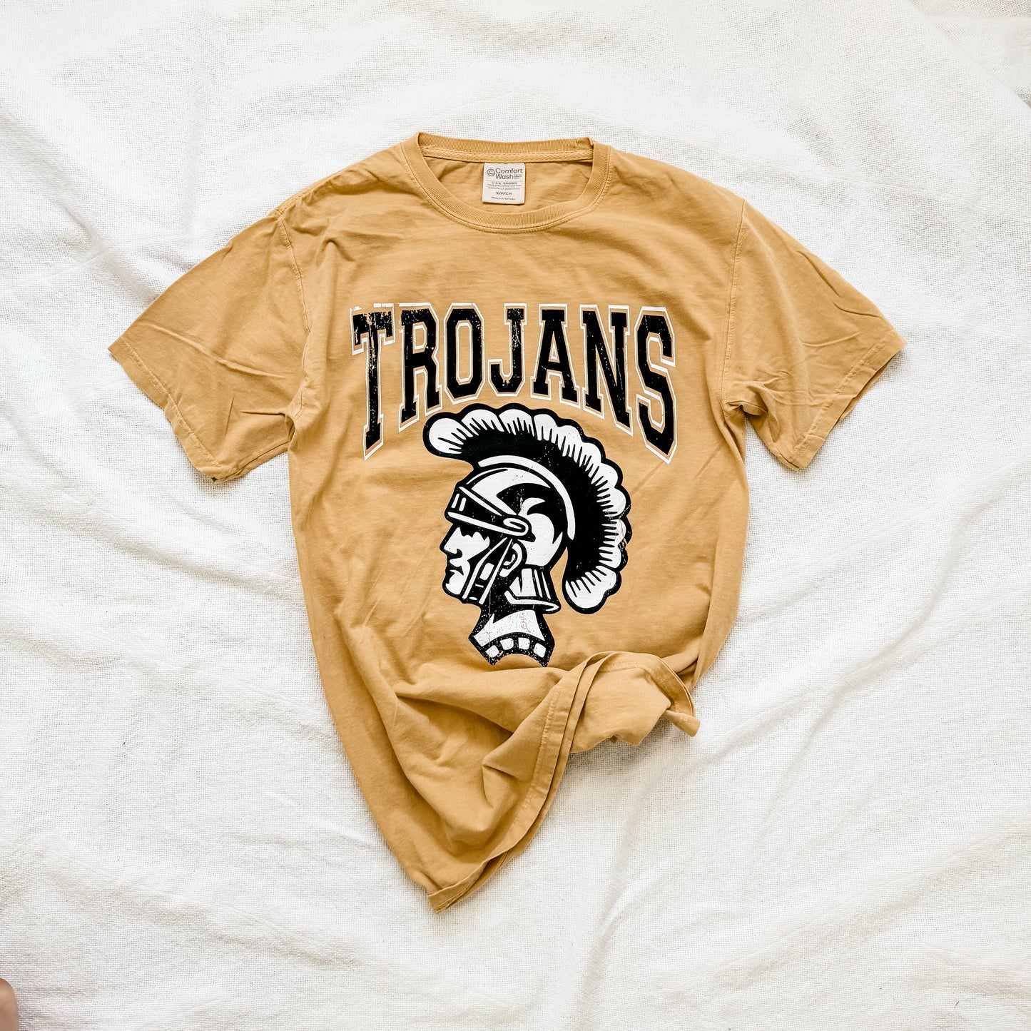 TROJAN gold tee adults