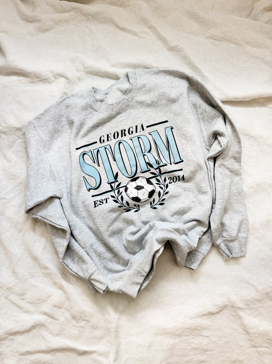 STORM gray sweatshirt