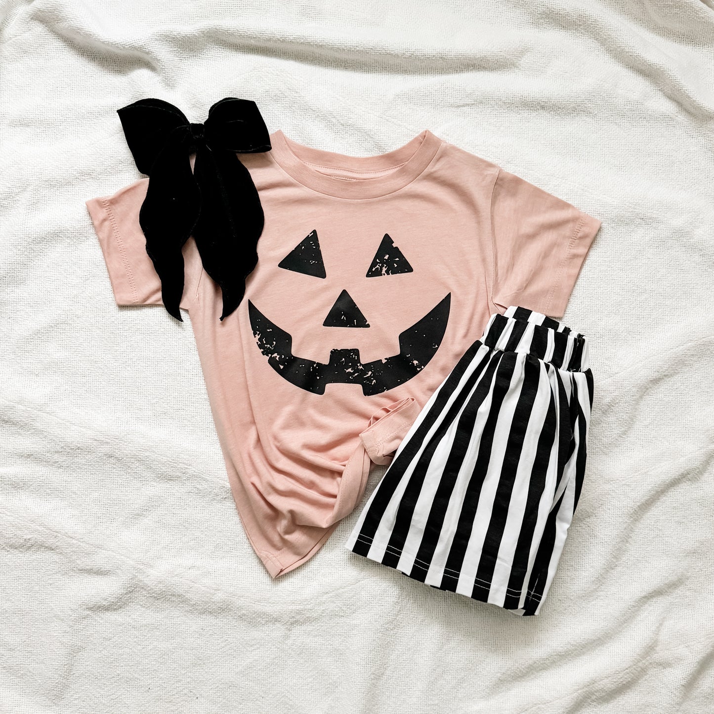 jack-o-lantern tee (peach)