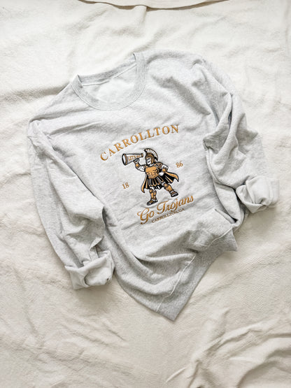 TROJAN EMBROIDERED SWEATSHIRT