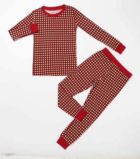 CHRISTMAS PLAID bamboo pajamas