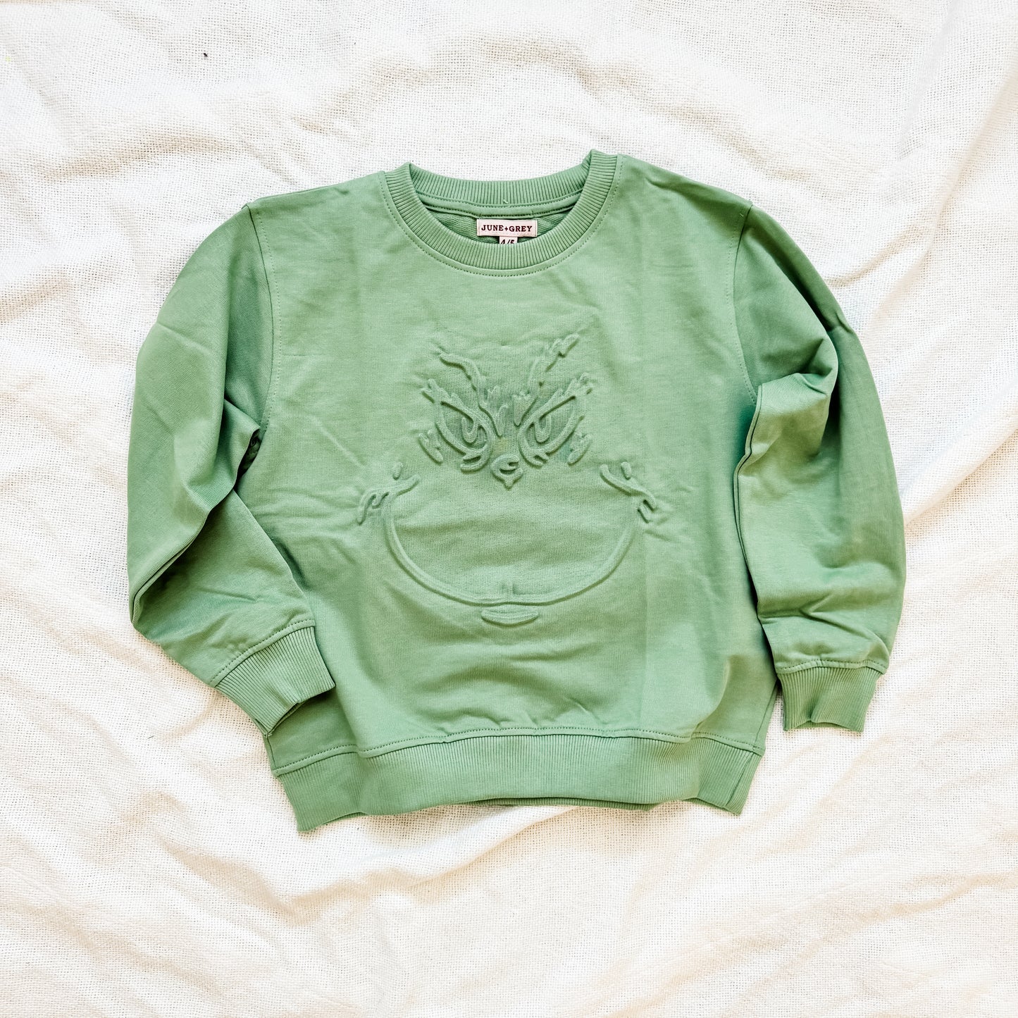 GRINCH embossed sweatshirt