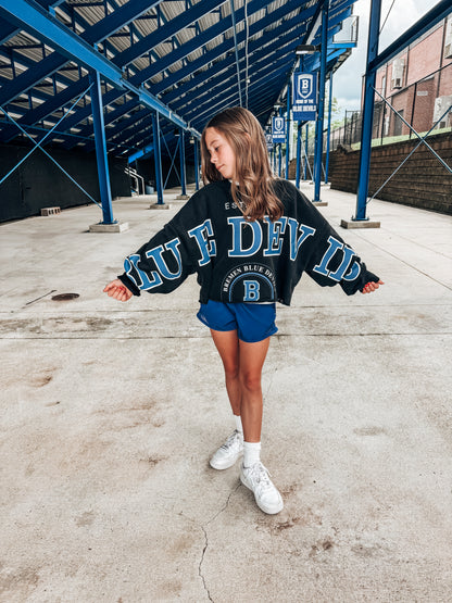 Blue Devils Phipps Split Crop LS