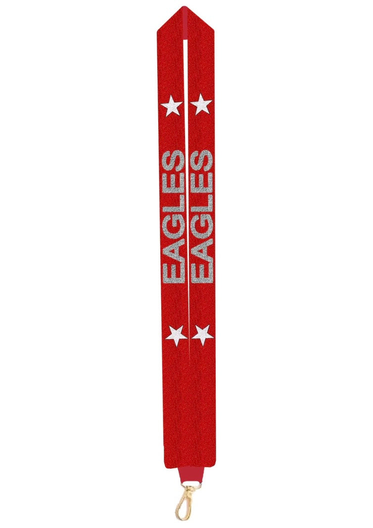EAGLES beaded lanyard