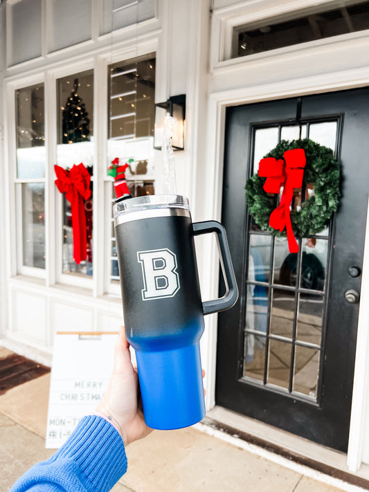 B tumbler black/blue