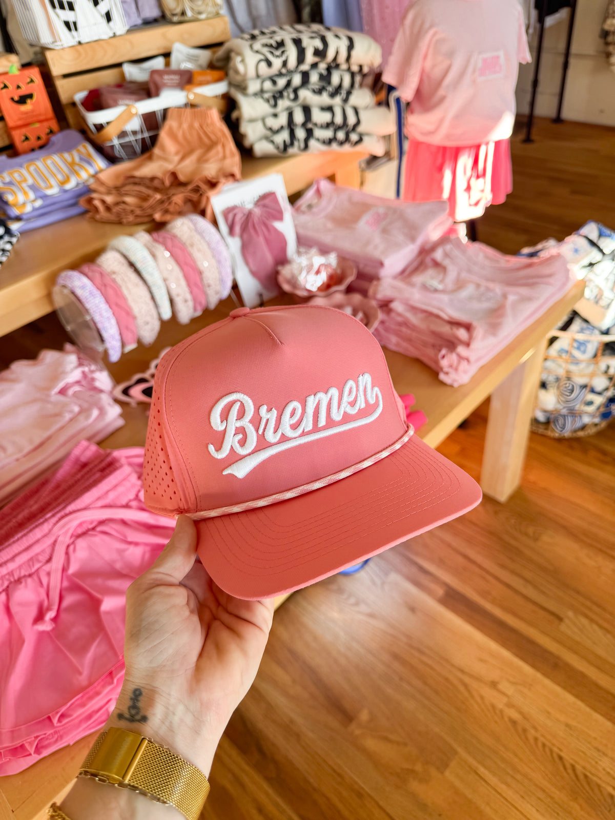 Bremen Pink Out Rope Hat