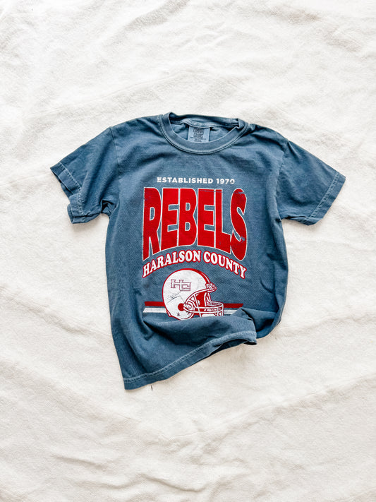 Rebels Football Short Sleeve Tee