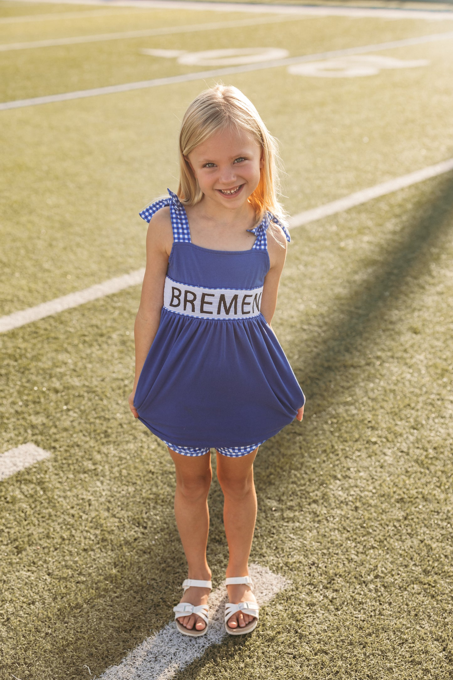 BREMEN bow tank smocked set
