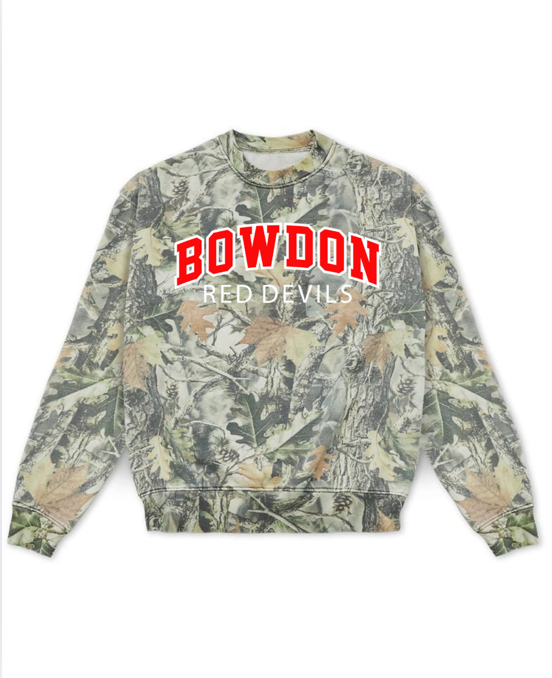 BOWDON camo sweatshirt