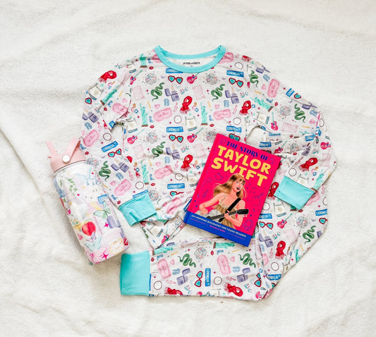 watercolor SWIFTIE pajamas two piece