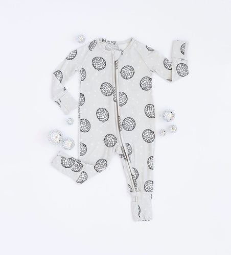 NYE DISCO (gray) Pajamas one piece (9 week preorder)