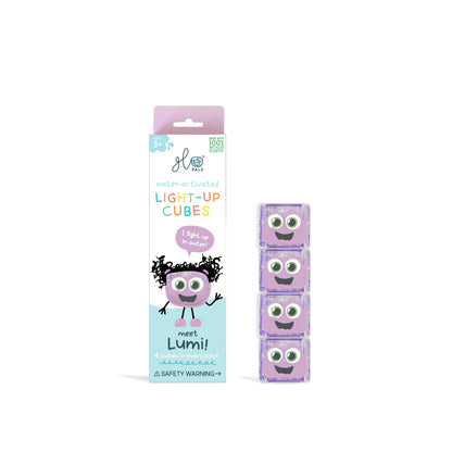 Lumi Light-Up Cubes Purple