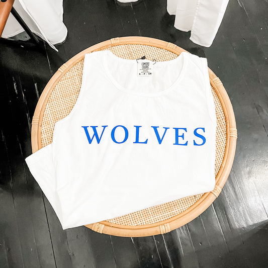 WOLVES tank (white)