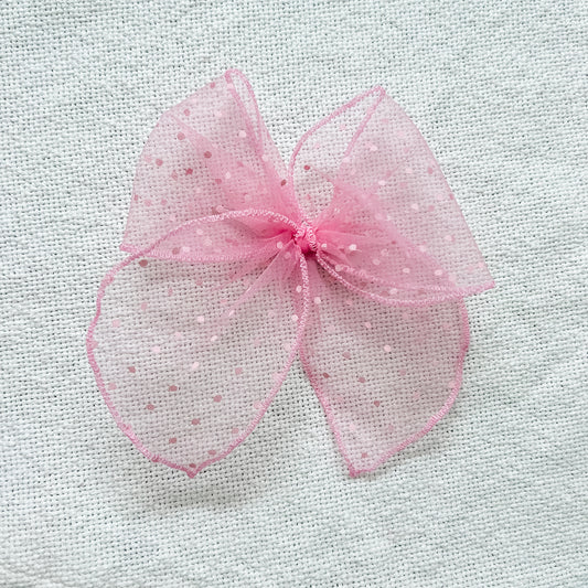 PINK tulle BOW