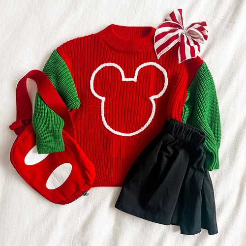CHRISTMAS MAGIC hand embroidered sweater