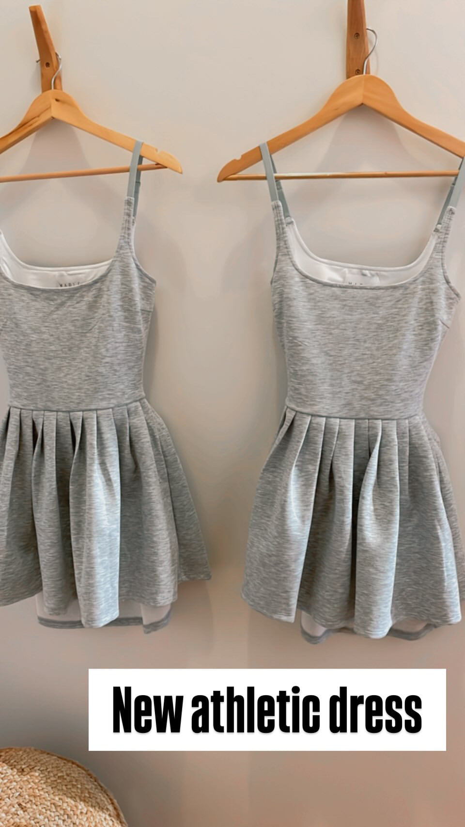 Heather gray athletic dress