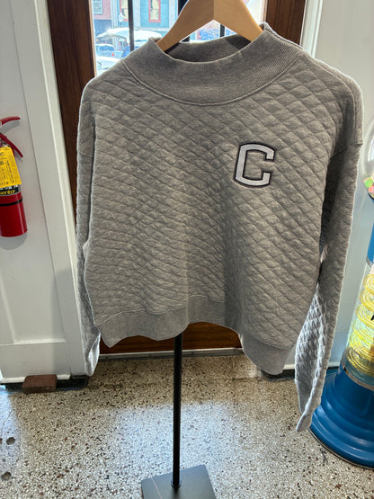 COOSA EAGLES Gray Mockneck