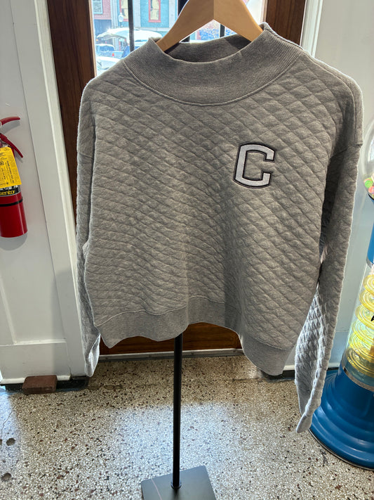 COOSA EAGLES Gray Mockneck