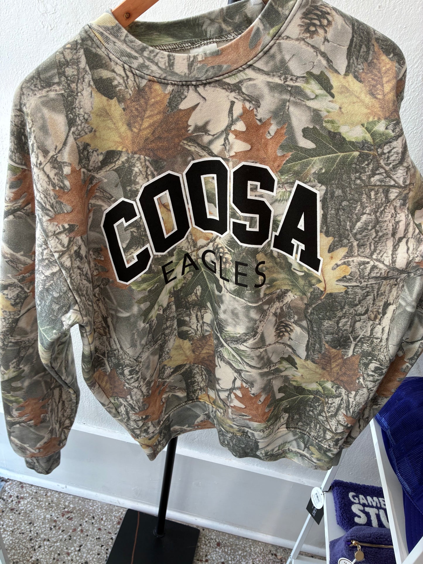 COOSA EAGLES Camo Sweatshirt