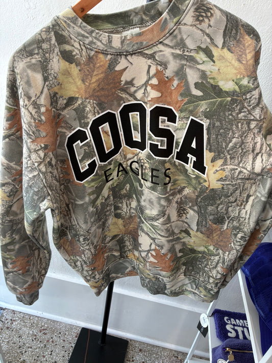 COOSA EAGLES Camo Sweatshirt