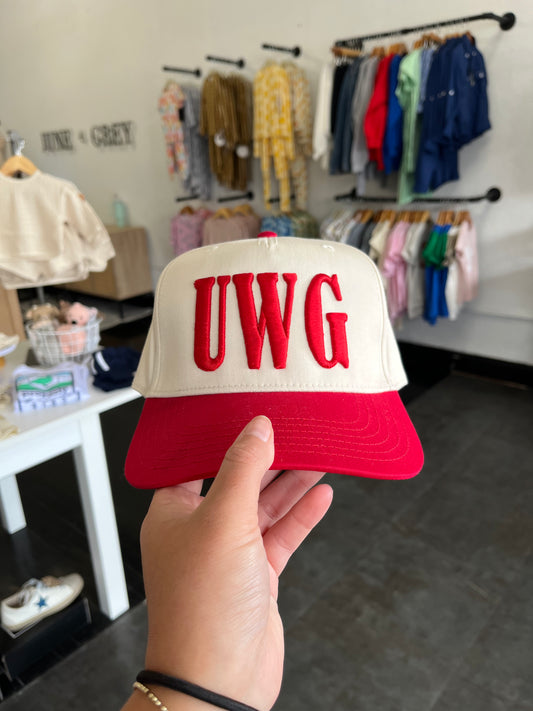 UWG red trucker
