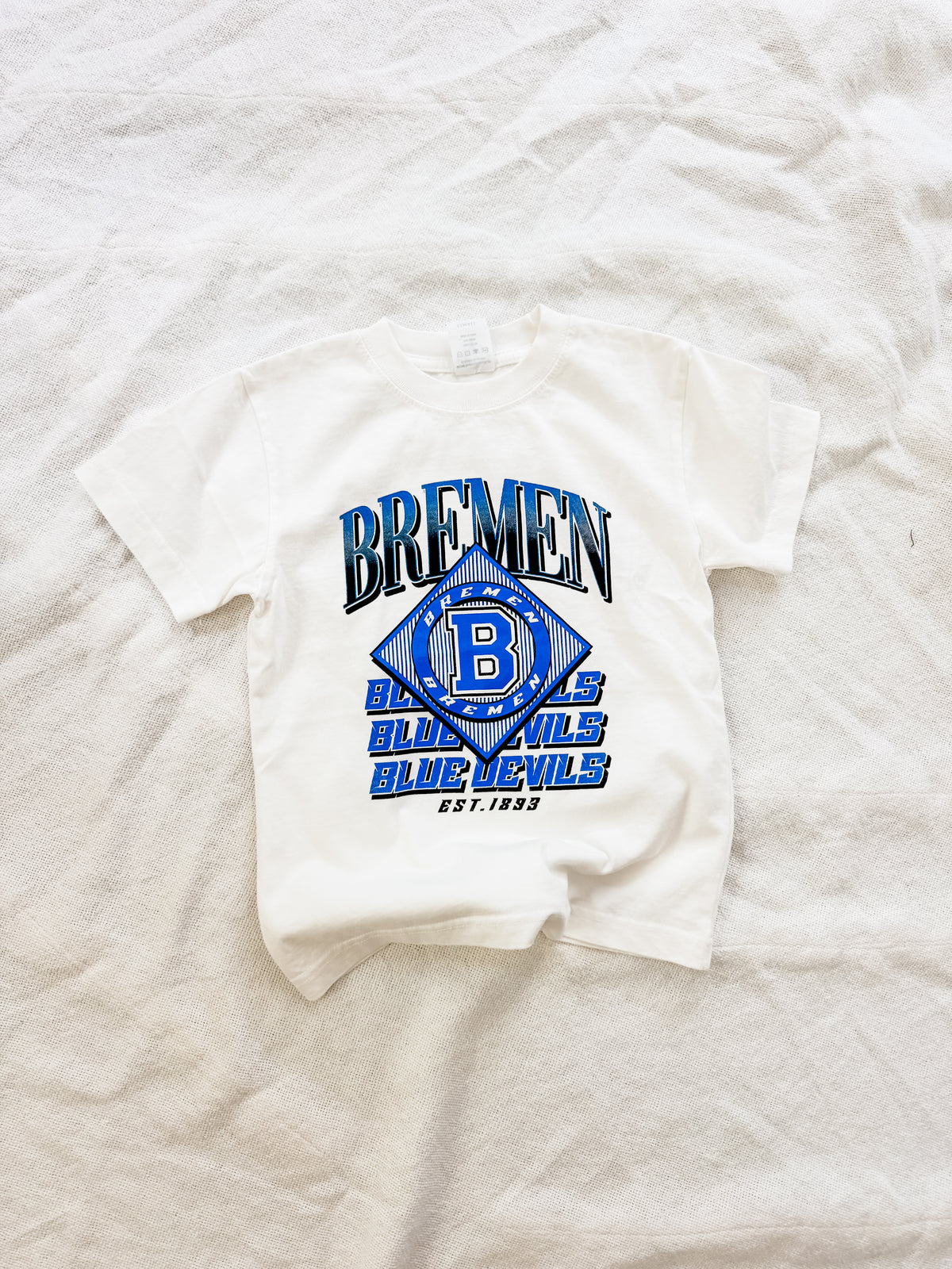 Bremen White Retro Tee