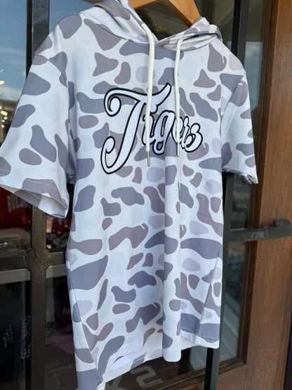 TIGERS camo athletic pullover