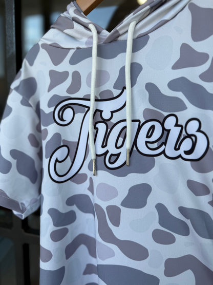 TIGERS camo athletic pullover