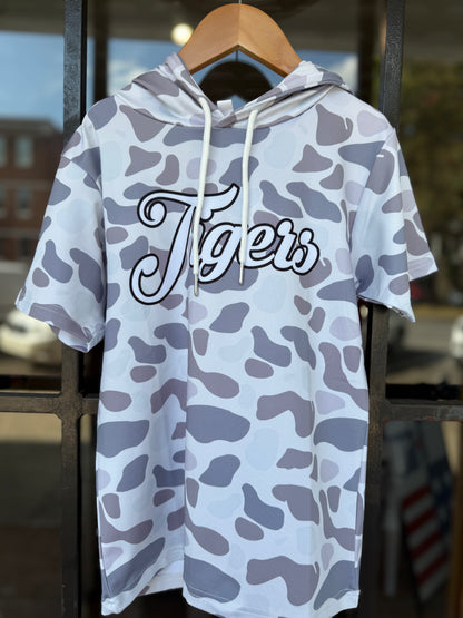 TIGERS camo athletic pullover