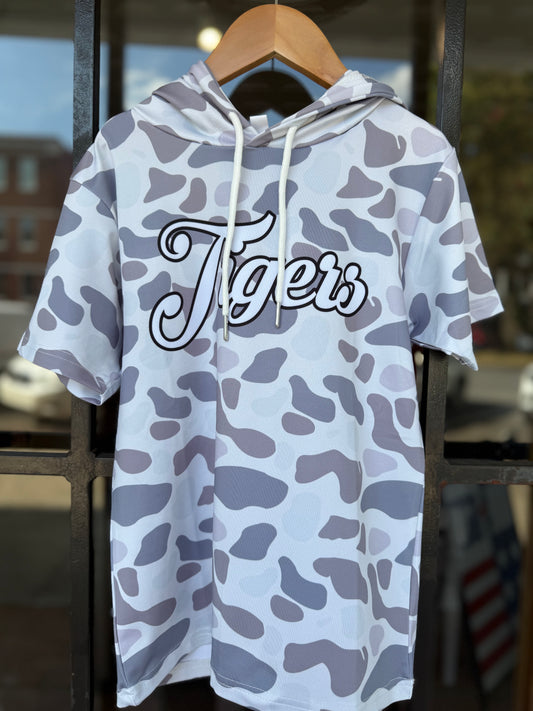 TIGERS camo athletic pullover