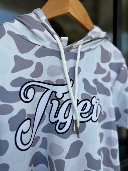 TIGERS camo athletic pullover
