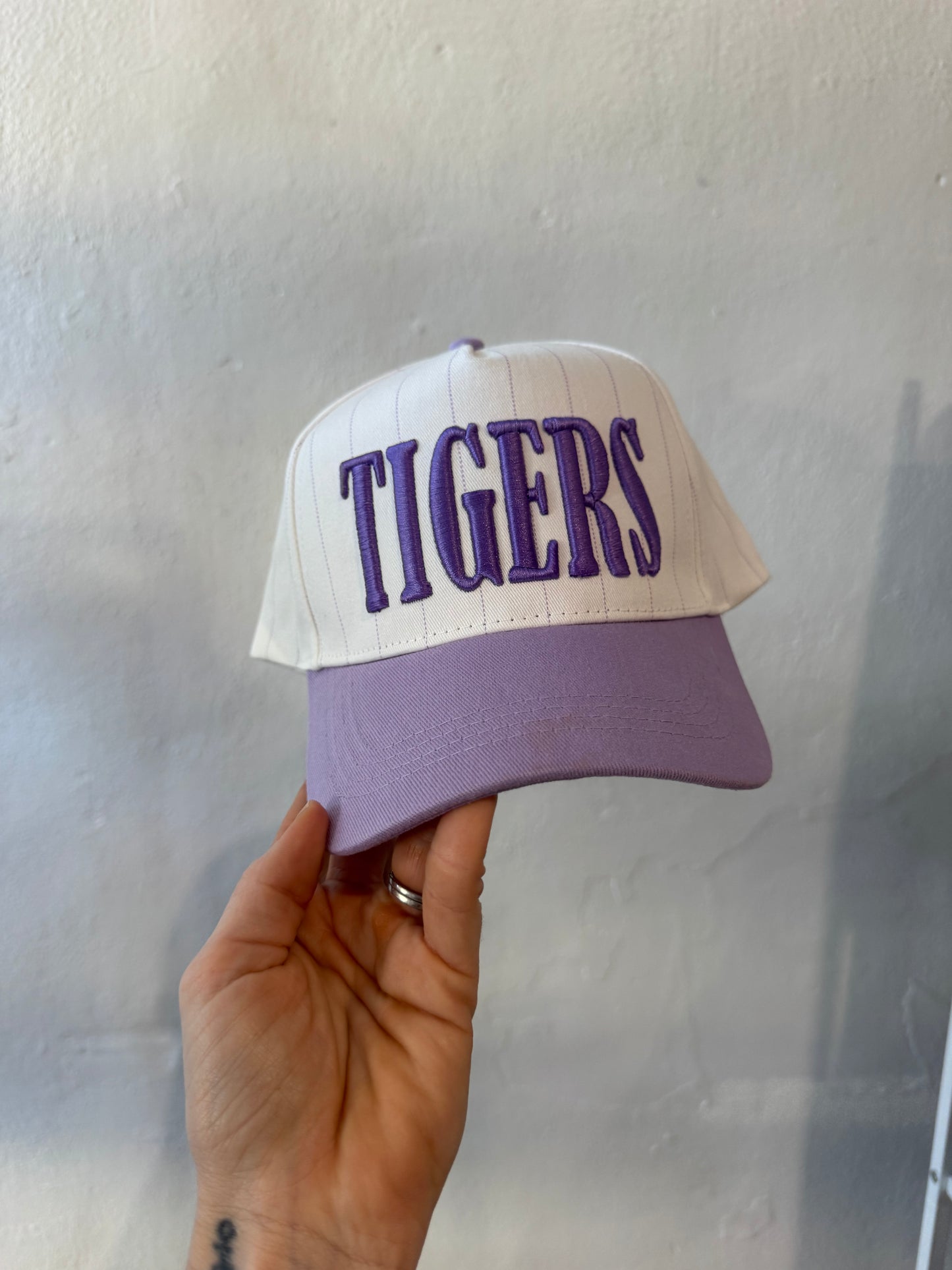 TIGERS pinstripe hat