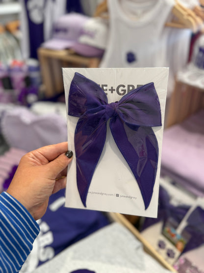 Purple Linen // Fay Bow