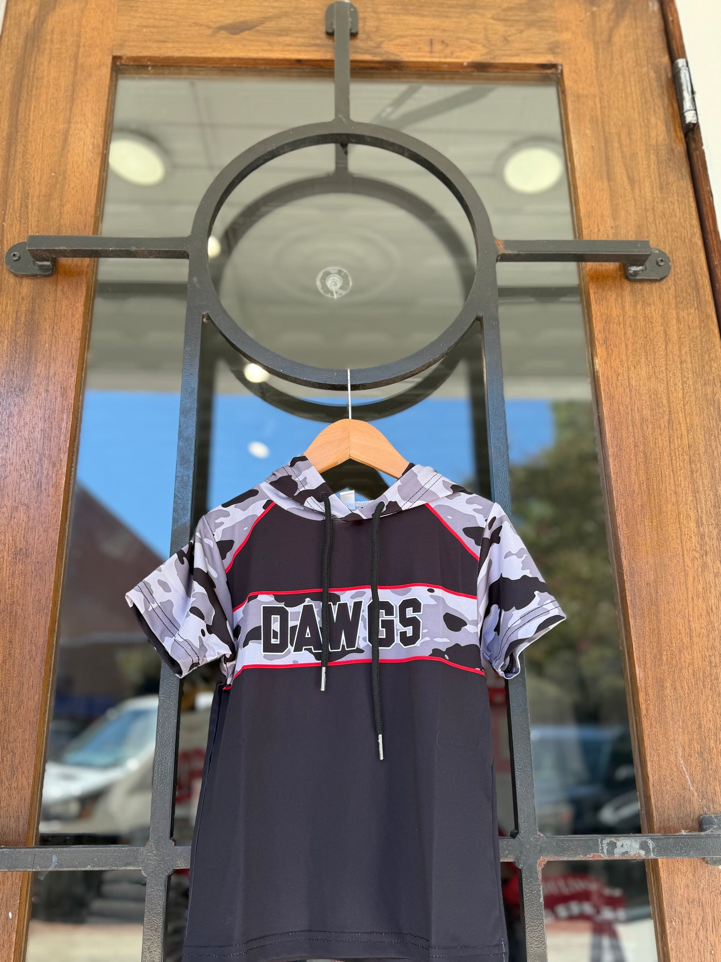 DAWGS ATHLETIC PULLOVER BLACK WITH CAMO
