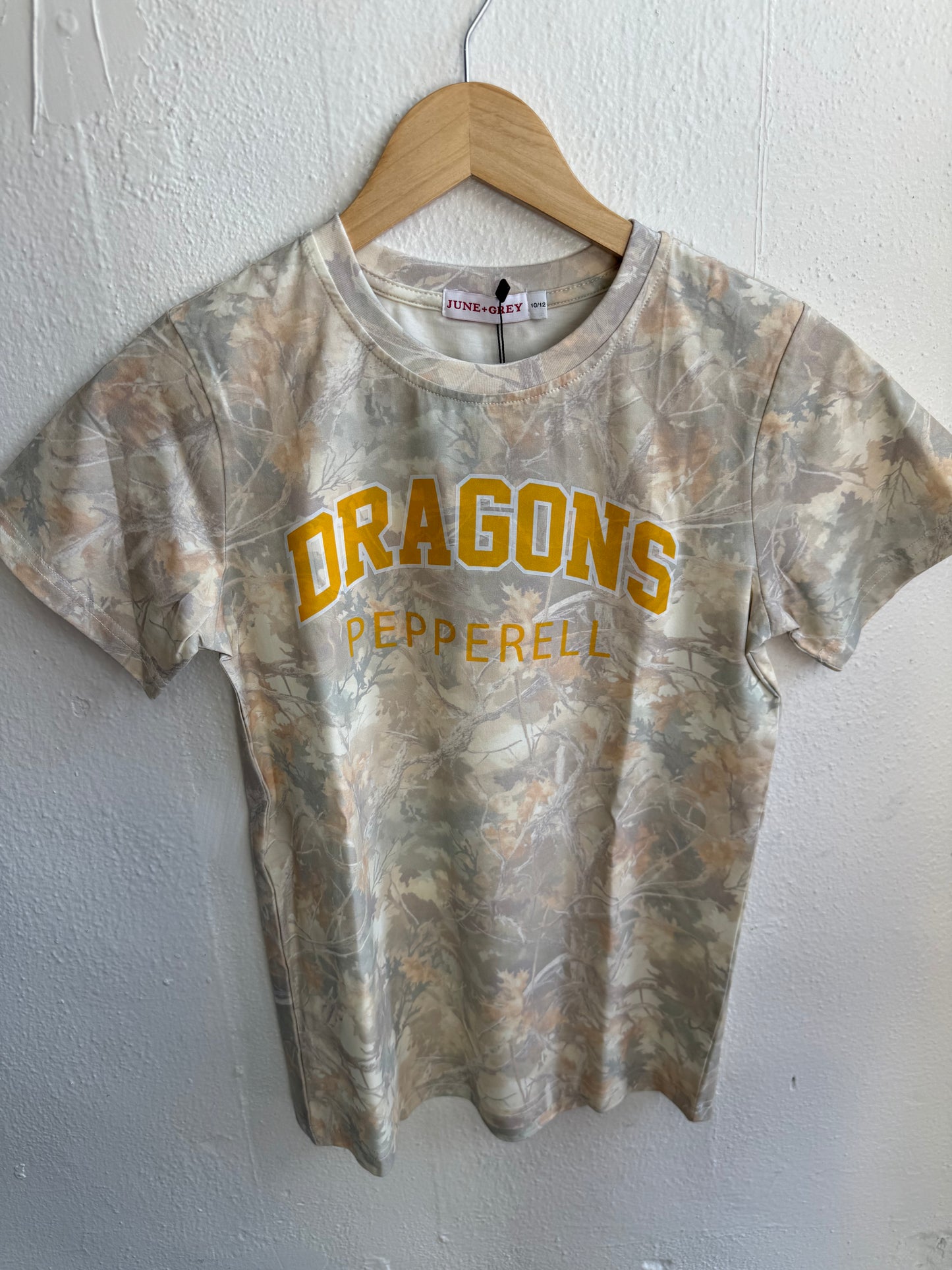 PEPPERELL DRAGONS Light Camo Tee