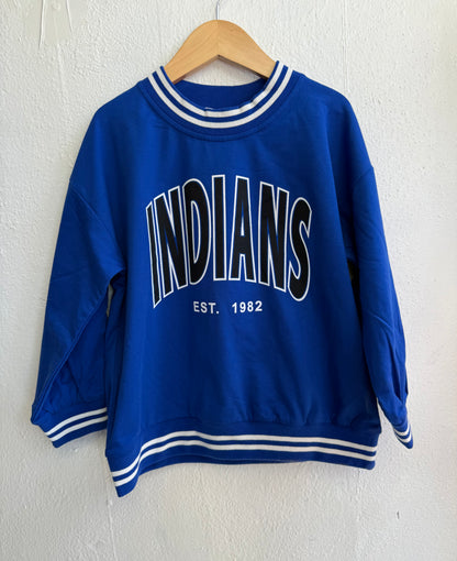 INDIANS Vintage varsity sweatshirt