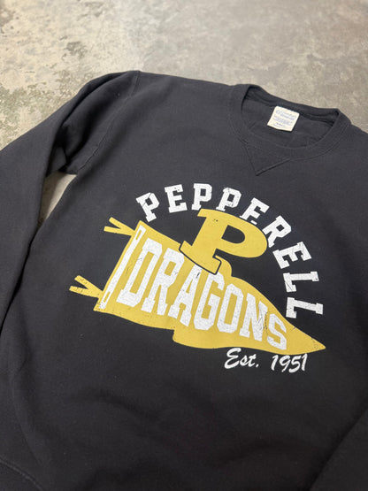 PEPPERELL DRAGONS PENNANT FLAG CREWNECK