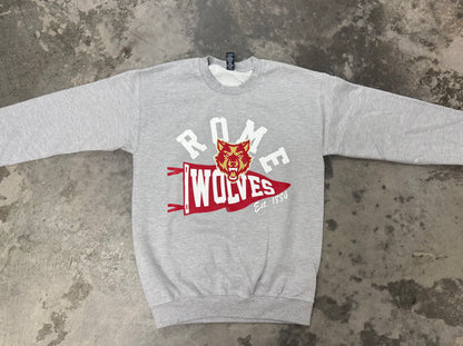 ROME PENNANT FLAG CREWNECK