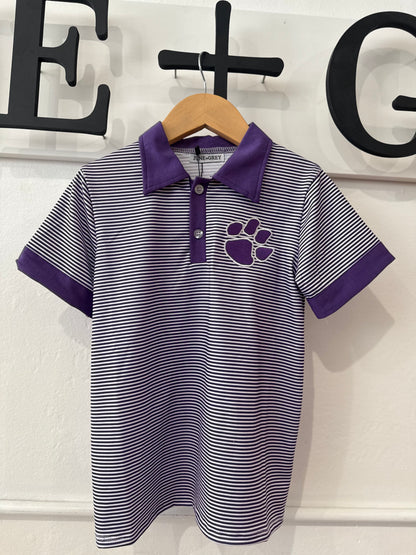 PAW Purple Polo