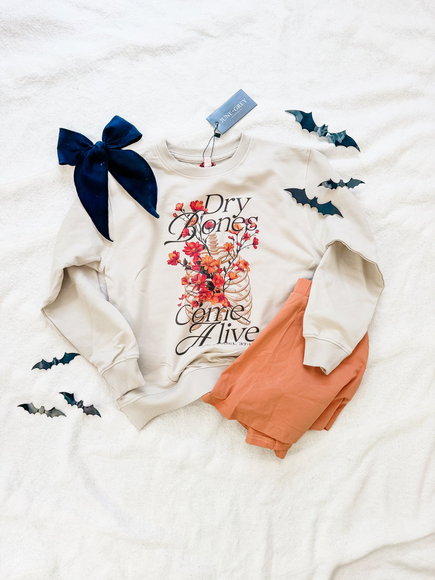 DRY BONES floral sweatshirt