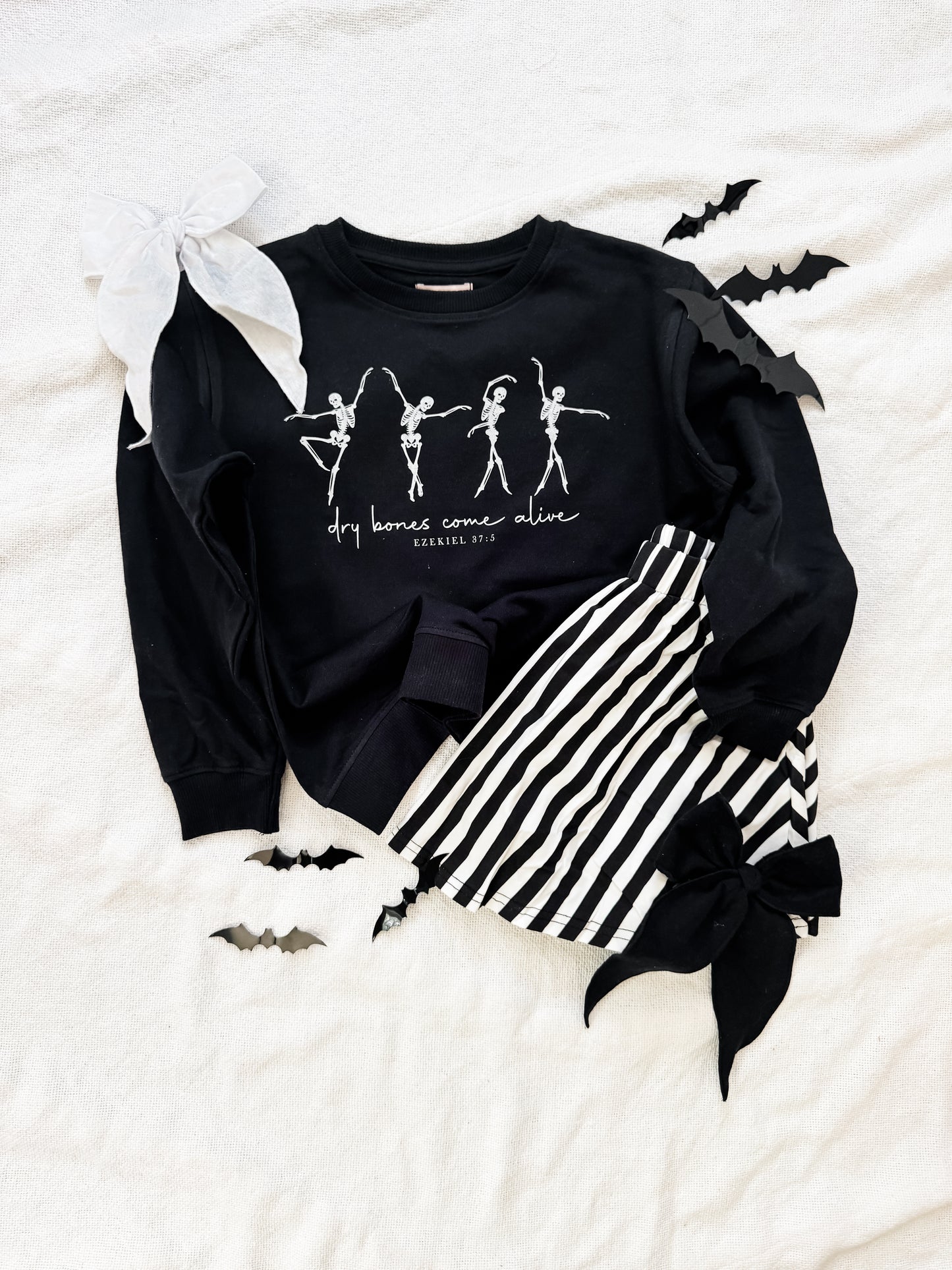DRY BONES skeleton sweatshirt